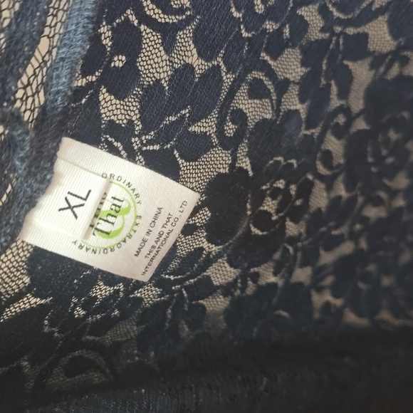 This and That Blue Multi-lace Long Duster, XL - Picture 8 of 9